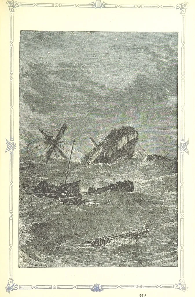 An illustration from The home affections pourtrayed by the poets. Selected and edited by Charles Mackay. Illustrated with ... engravings ... by eminent artists, and engraved by the Brothers Dalziel, 1883, leaf 351