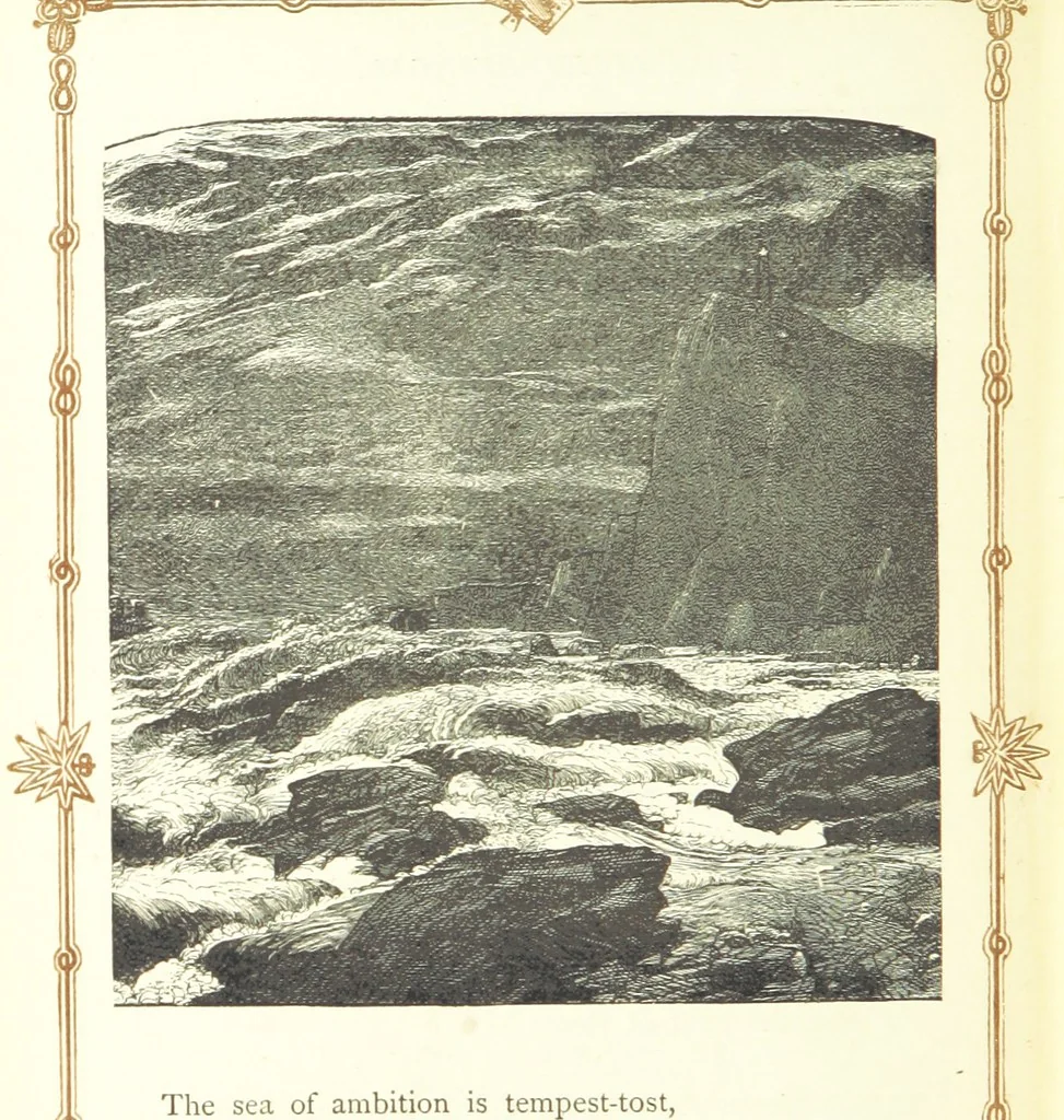 An illustration from The home affections pourtrayed by the poets. Selected and edited by Charles Mackay. Illustrated with ... engravings ... by eminent artists, and engraved by the Brothers Dalziel, 1883, leaf 366