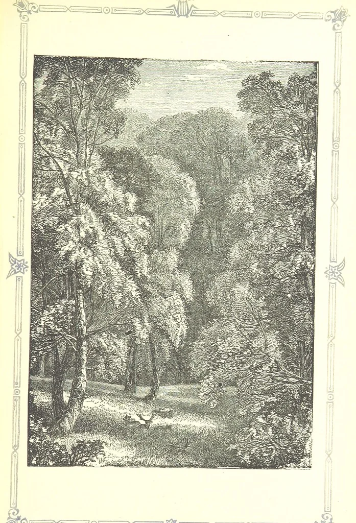 An illustration from The home affections pourtrayed by the poets. Selected and edited by Charles Mackay. Illustrated with ... engravings ... by eminent artists, and engraved by the Brothers Dalziel, 1883, leaf 407