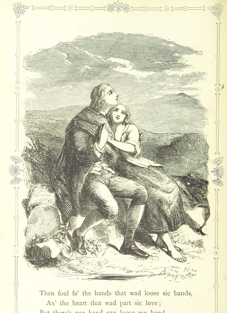 An illustration from The home affections pourtrayed by the poets. Selected and edited by Charles Mackay. Illustrated with ... engravings ... by eminent artists, and engraved by the Brothers Dalziel, 1883, leaf 84
