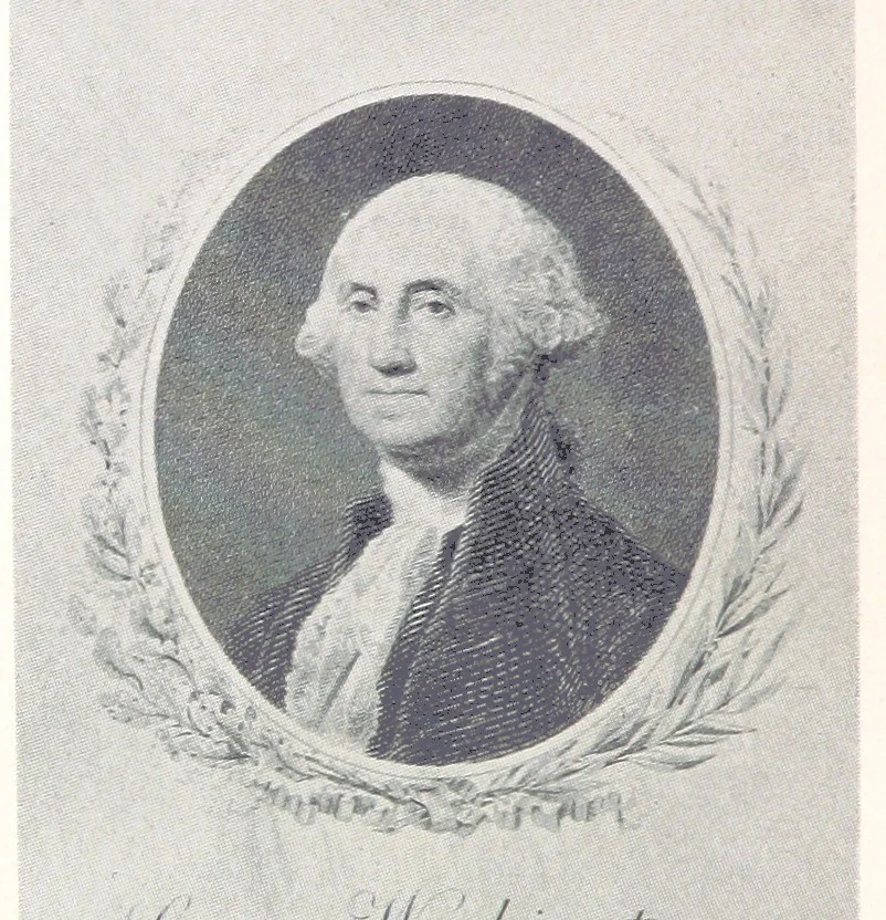 An illustration from Presidential inaugurations from George Washington 1789 to Grover Cleveland 1893. With inaugural addresses, etc, 1893, leaf 16