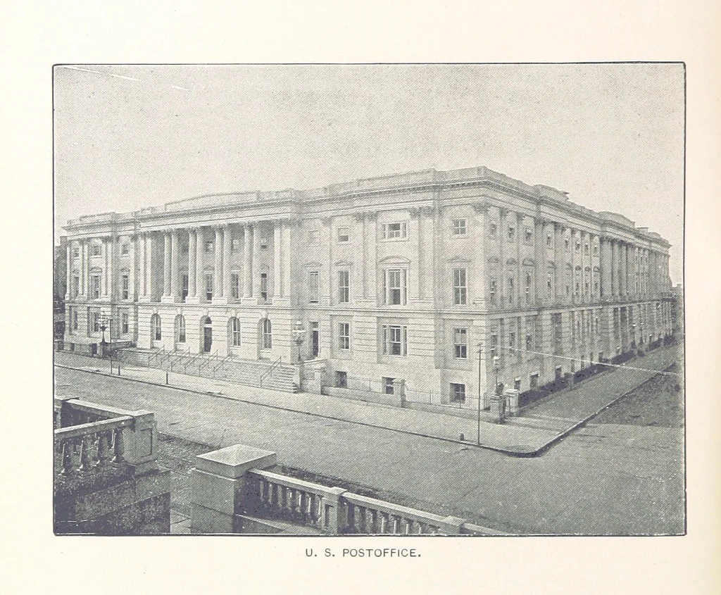 An illustration from Presidential inaugurations from George Washington 1789 to Grover Cleveland 1893. With inaugural addresses, etc, 1893, leaf 68