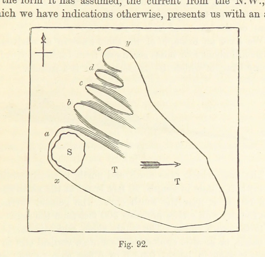 An illustration from A sketch of the Geology of Fife and the Lothians, including detailed descriptions of Arthur's Seat and Pentland Hills, 1866, leaf 321