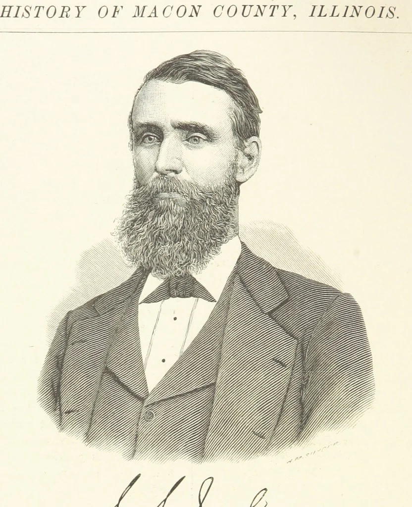 An illustration from History of Macon County, Illinois. With illustrations ... and biographical sketches, etc, 1880, leaf 154