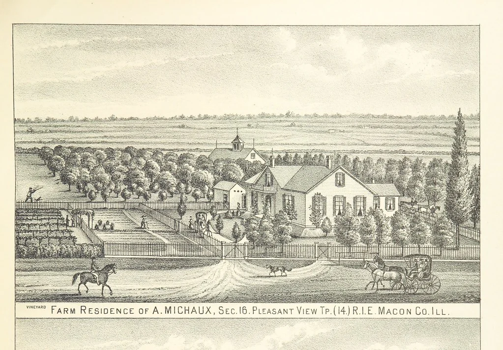 An illustration from History of Macon County, Illinois. With illustrations ... and biographical sketches, etc, 1880, leaf 267