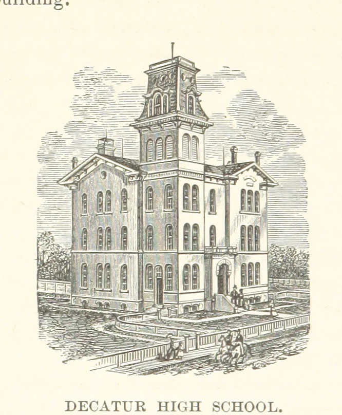 An illustration from History of Macon County, Illinois. With illustrations ... and biographical sketches, etc, 1880, leaf 85