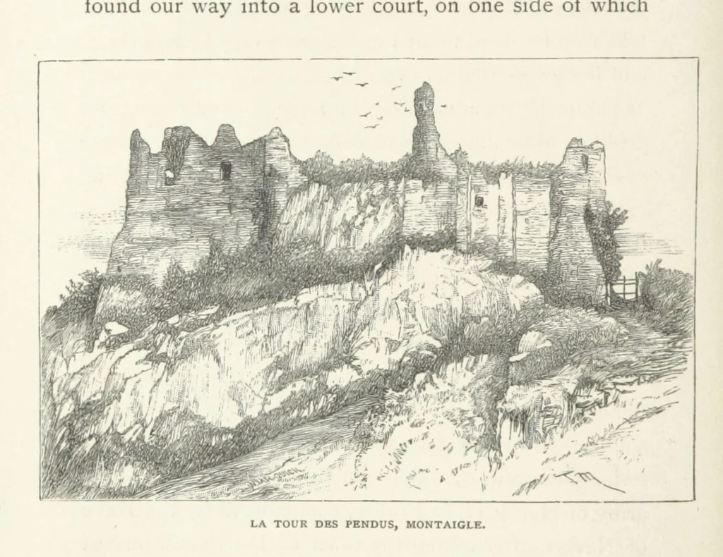 An illustration from In the Ardennes ... With ... illustrations by T. R. Macquoid, 1881, leaf 100