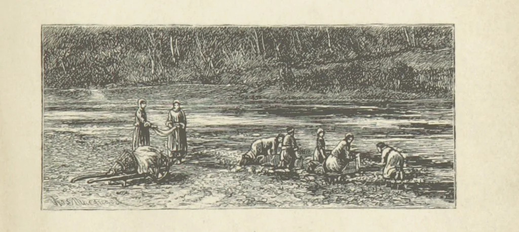 An illustration from In the Ardennes ... With ... illustrations by T. R. Macquoid, 1881, leaf 11