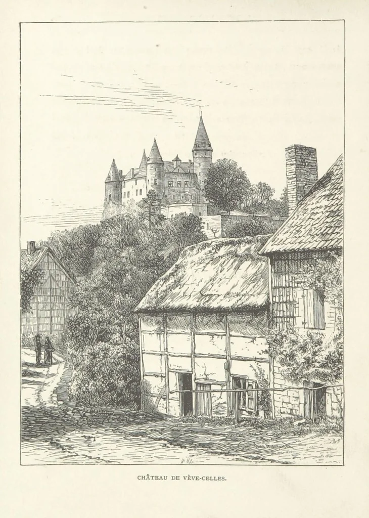 An illustration from In the Ardennes ... With ... illustrations by T. R. Macquoid, 1881, leaf 128