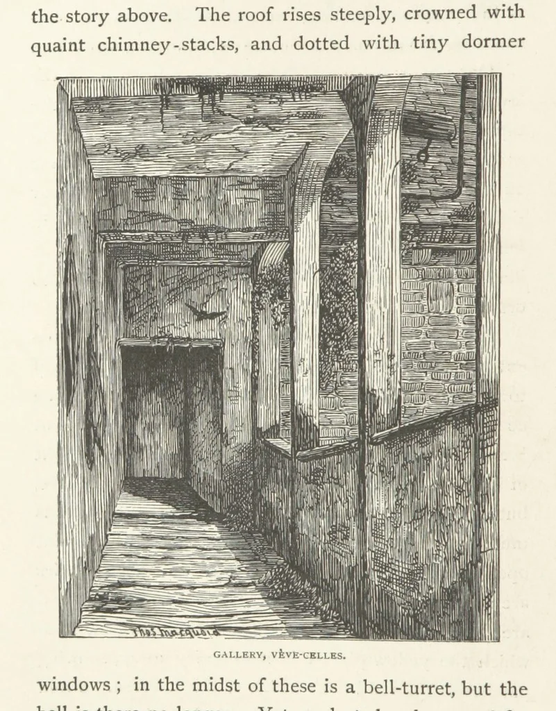 An illustration from In the Ardennes ... With ... illustrations by T. R. Macquoid, 1881, leaf 132