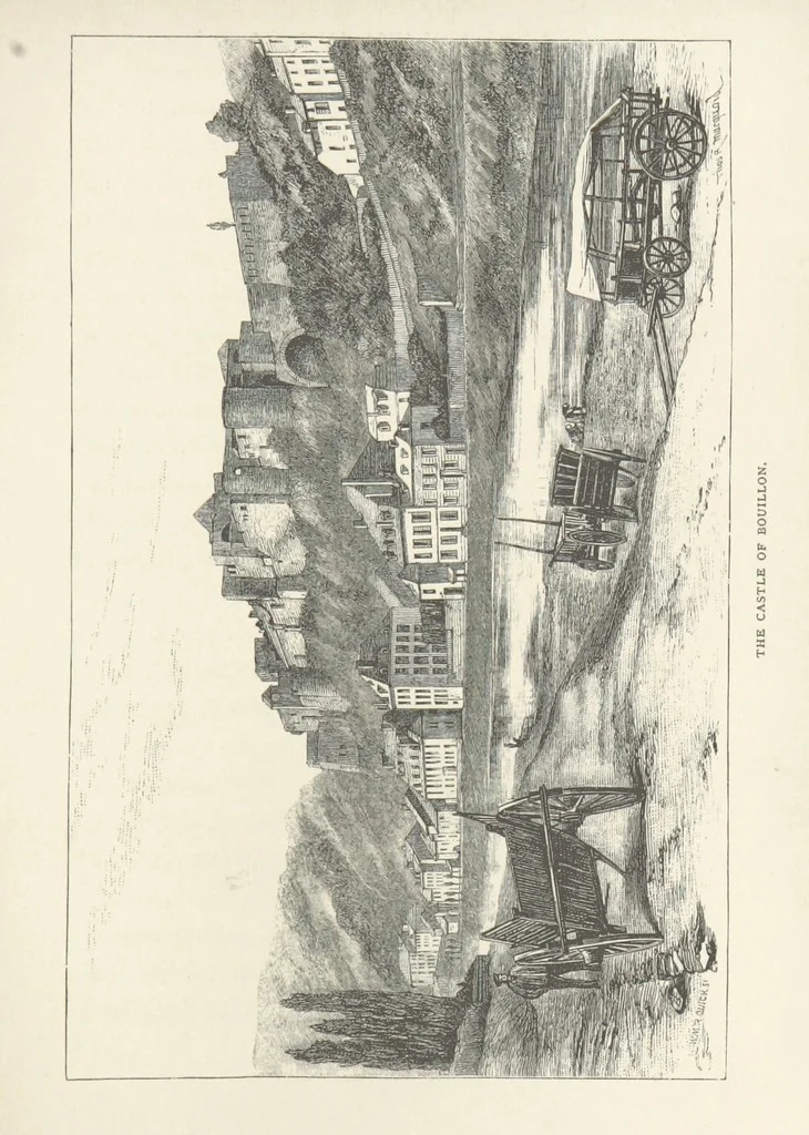 An illustration from In the Ardennes ... With ... illustrations by T. R. Macquoid, 1881, leaf 153