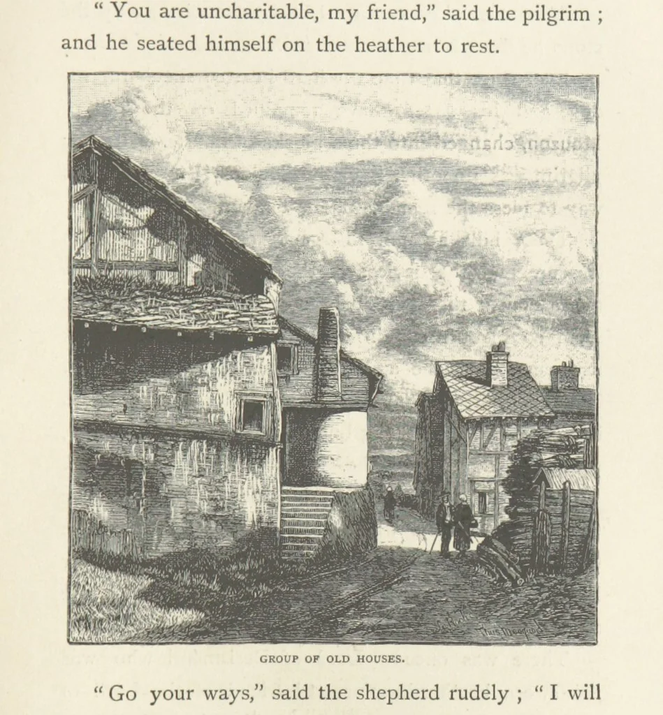 An illustration from In the Ardennes ... With ... illustrations by T. R. Macquoid, 1881, leaf 235