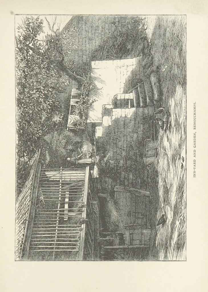 An illustration from In the Ardennes ... With ... illustrations by T. R. Macquoid, 1881, leaf 291