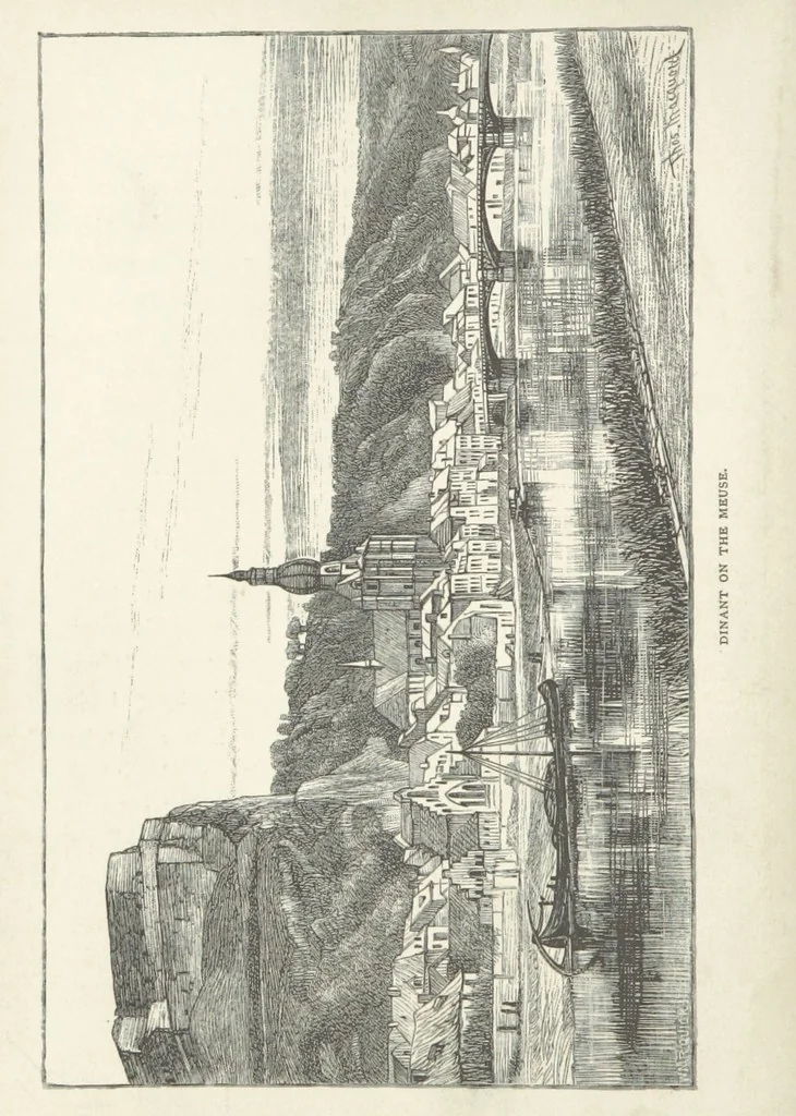 An illustration from In the Ardennes ... With ... illustrations by T. R. Macquoid, 1881, leaf 32