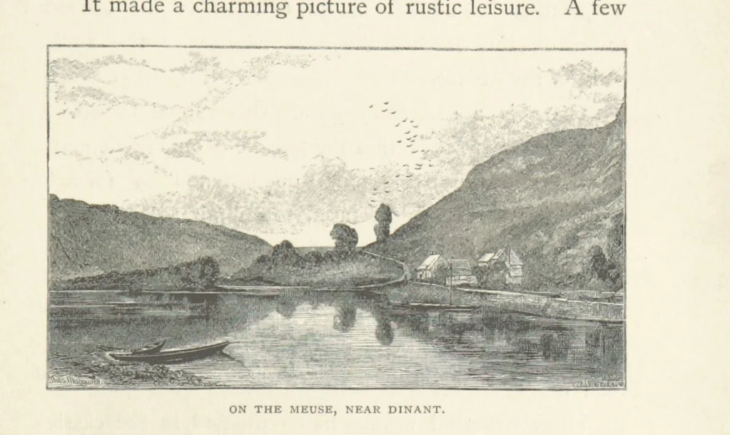 An illustration from In the Ardennes ... With ... illustrations by T. R. Macquoid, 1881, leaf 37