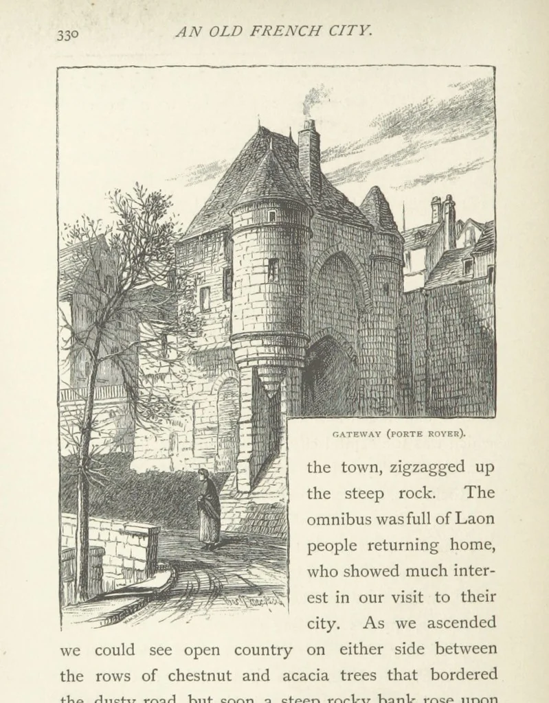 An illustration from In the Ardennes ... With ... illustrations by T. R. Macquoid, 1881, leaf 376