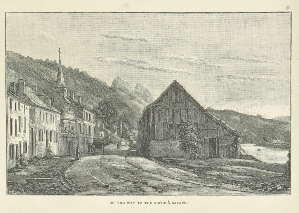 An illustration from In the Ardennes ... With ... illustrations by T. R. Macquoid, 1881, leaf 65