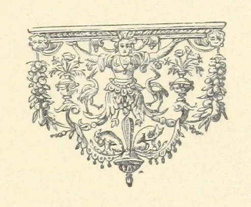 An illustration from Histoire des deux villes de Saint-Amand et du Château de Montrond ... Publiée par les soins de ... C. L. Gustave Mallard. Avec une préface de l'Abbé S. Clément. [With plates, 1895, leaf 27