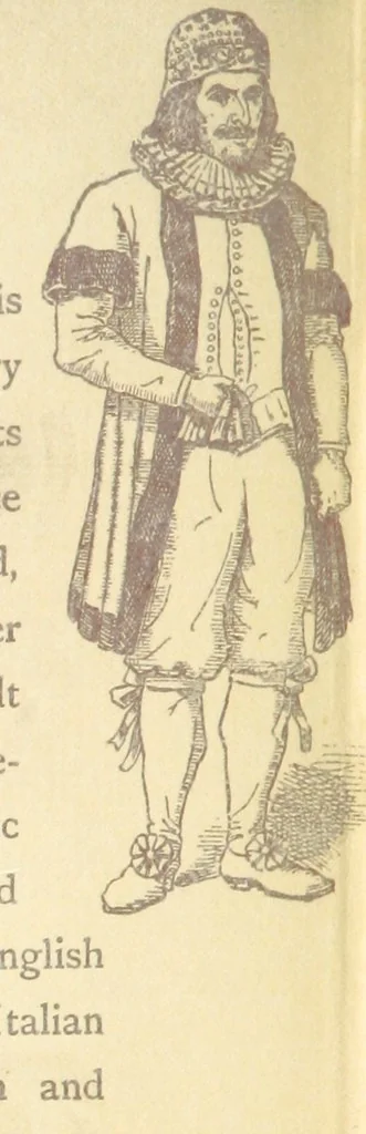 An illustration from A Booke of Olde Manchester and Salford. By Alfred Darbyshire ... Edited with an introduction by George Milner. [With illustrations, 1887, leaf 106