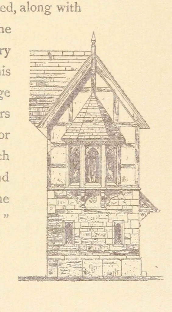 An illustration from A Booke of Olde Manchester and Salford. By Alfred Darbyshire ... Edited with an introduction by George Milner. [With illustrations, 1887, leaf 123