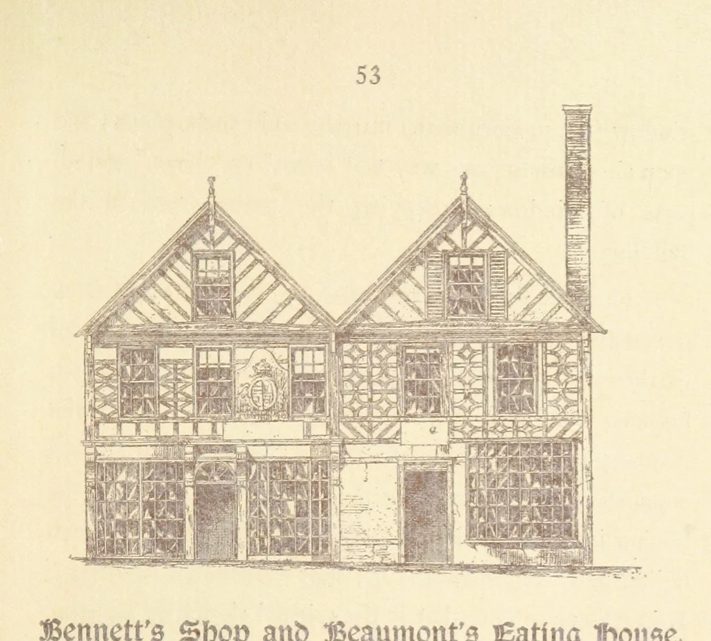 An illustration from A Booke of Olde Manchester and Salford. By Alfred Darbyshire ... Edited with an introduction by George Milner. [With illustrations, 1887, leaf 59