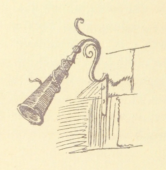 An illustration from A Booke of Olde Manchester and Salford. By Alfred Darbyshire ... Edited with an introduction by George Milner. [With illustrations, 1887, leaf 76
