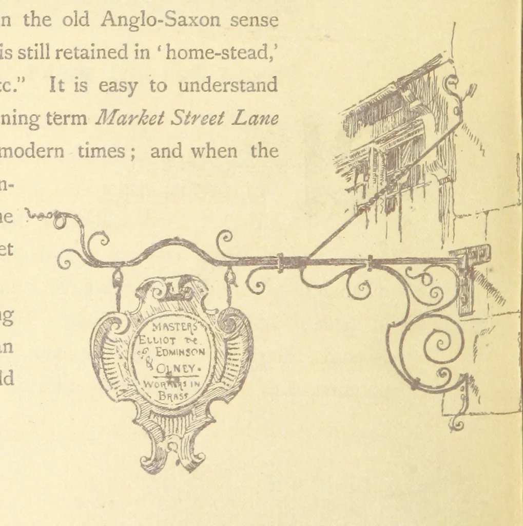 An illustration from A Booke of Olde Manchester and Salford. By Alfred Darbyshire ... Edited with an introduction by George Milner. [With illustrations, 1887, leaf 82