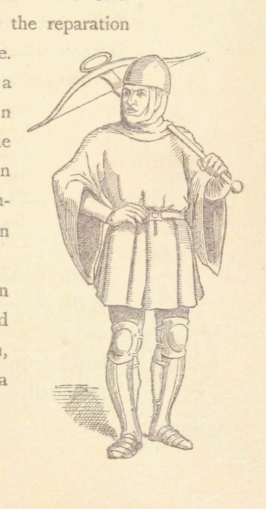 An illustration from A Booke of Olde Manchester and Salford. By Alfred Darbyshire ... Edited with an introduction by George Milner. [With illustrations, 1887, leaf 93