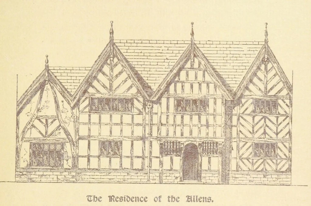 An illustration from A Booke of Olde Manchester and Salford. By Alfred Darbyshire ... Edited with an introduction by George Milner. [With illustrations, 1887, leaf 99