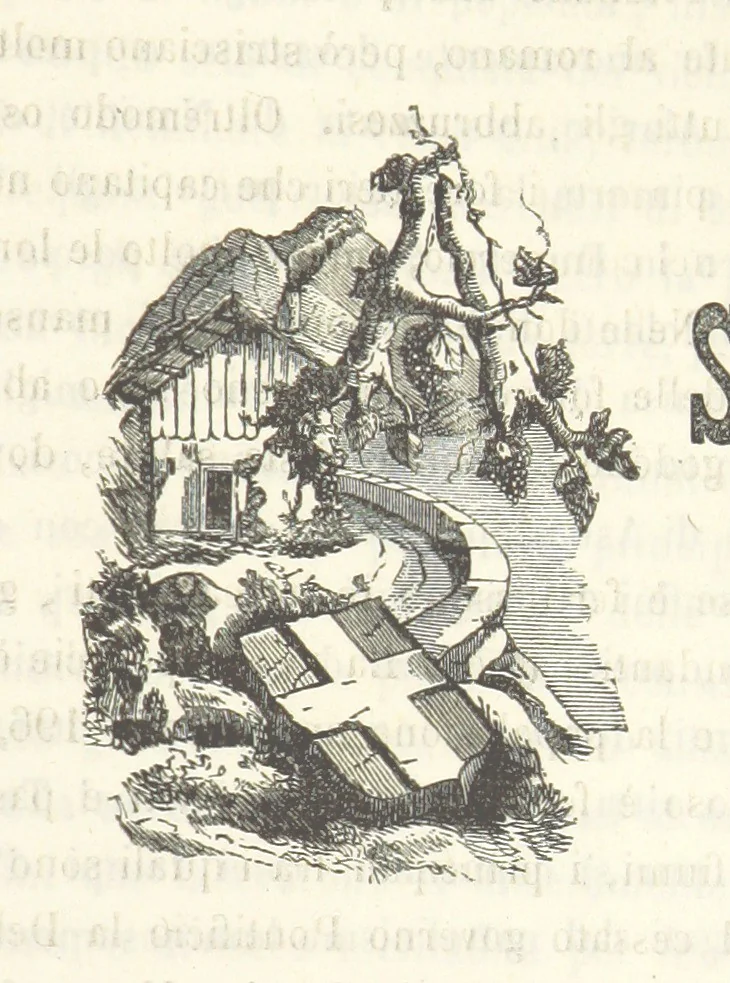 An illustration from Le cento città d'Italia. Descrizione storica, politica, etc, 1871, leaf 77