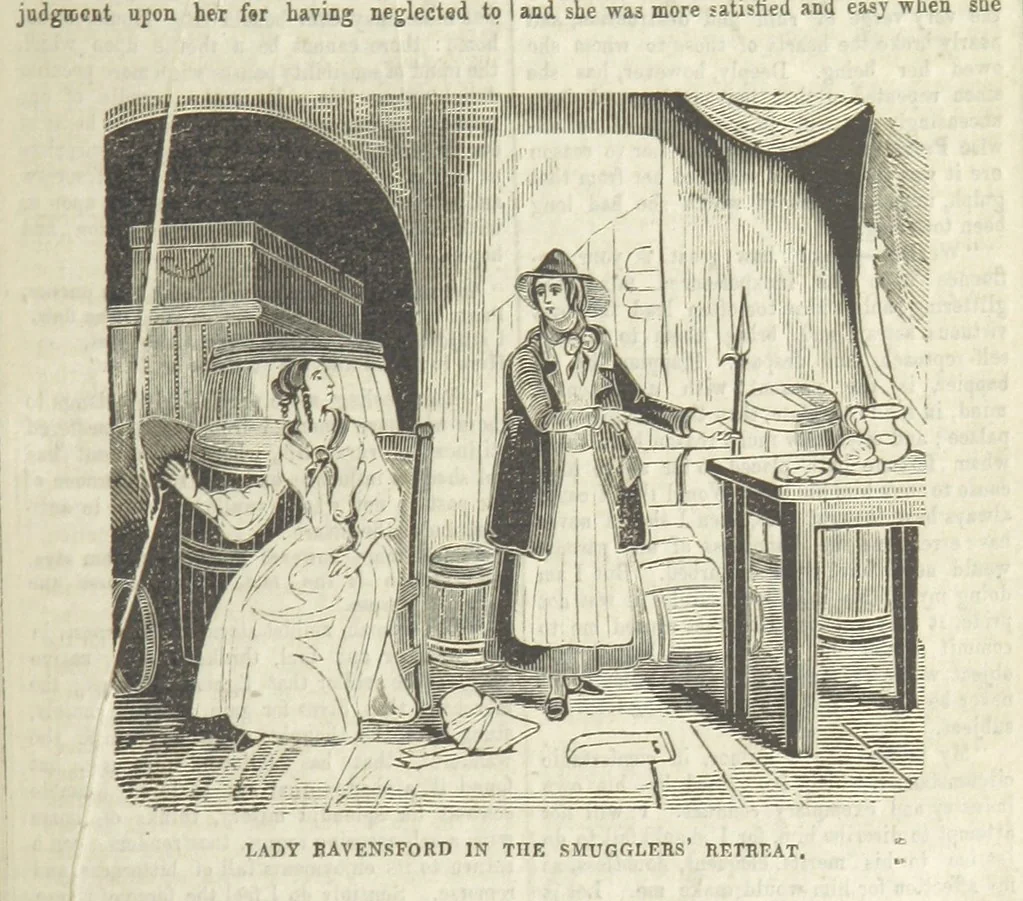 An illustration from The Maniac Father, or the Victim of seduction; a romance of deep interest; by the author of “Ela the outcast” [i.e. T. P. Prest], etc, 1850, leaf 131