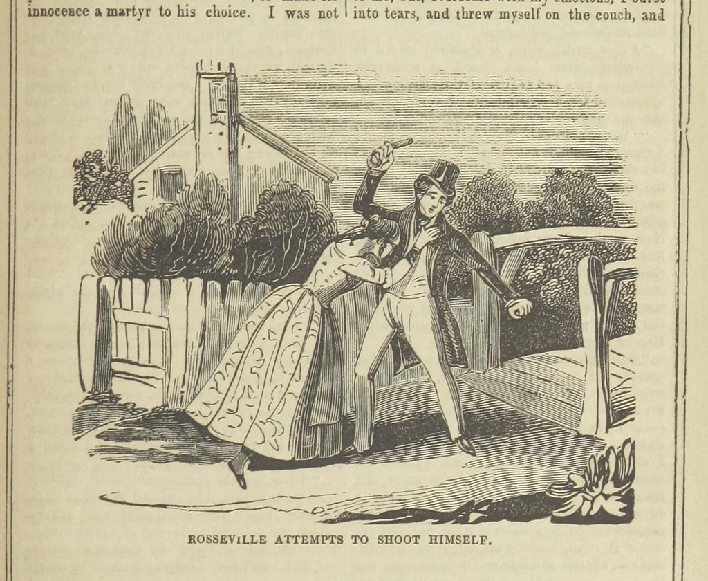 An illustration from The Maniac Father, or the Victim of seduction; a romance of deep interest; by the author of “Ela the outcast” [i.e. T. P. Prest], etc, 1850, leaf 139