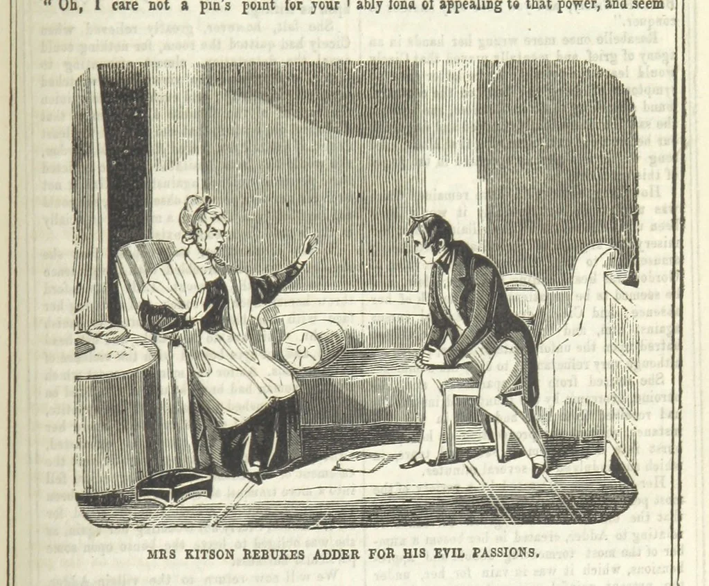 An illustration from The Maniac Father, or the Victim of seduction; a romance of deep interest; by the author of “Ela the outcast” [i.e. T. P. Prest], etc, 1850, leaf 227