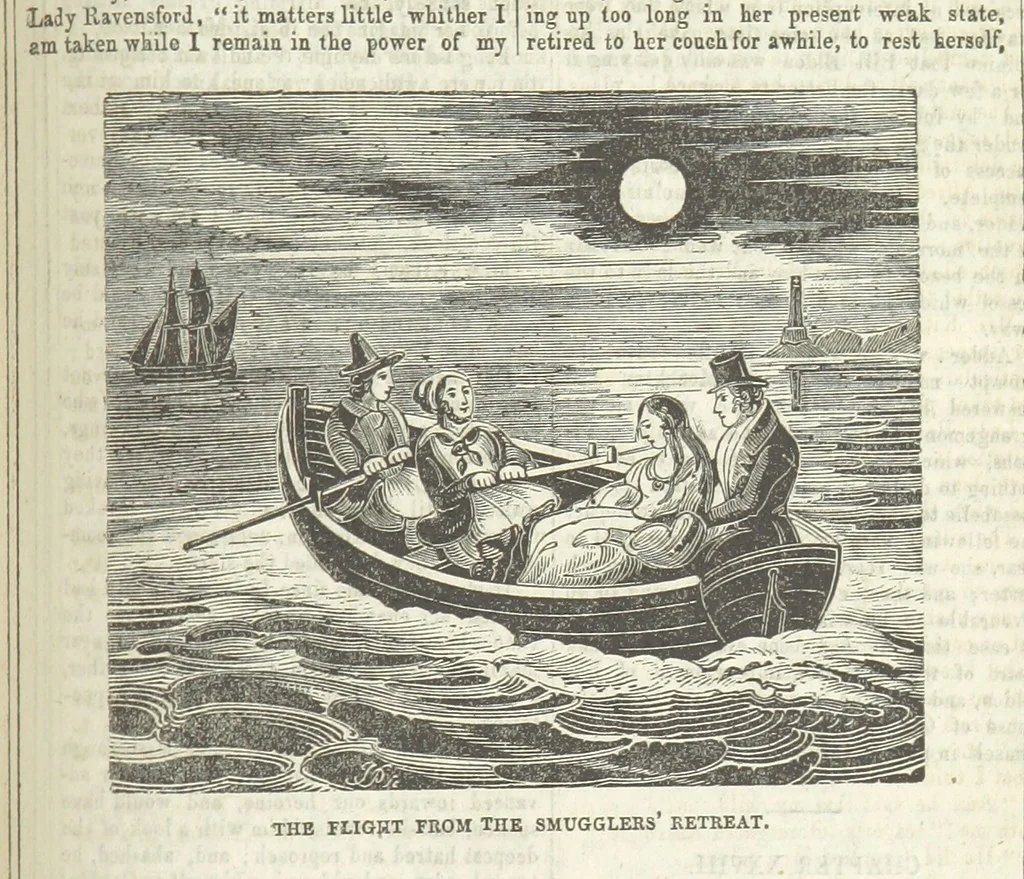 An illustration from The Maniac Father, or the Victim of seduction; a romance of deep interest; by the author of “Ela the outcast” [i.e. T. P. Prest], etc, 1850, leaf 259