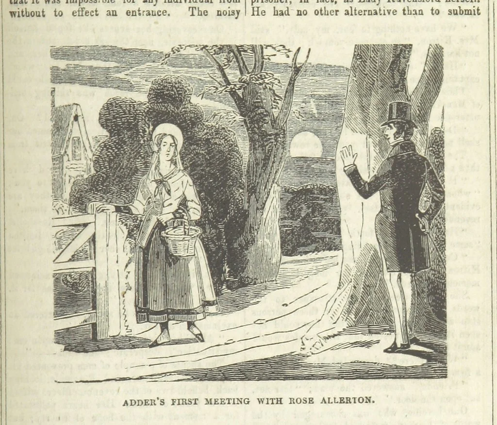 An illustration from The Maniac Father, or the Victim of seduction; a romance of deep interest; by the author of “Ela the outcast” [i.e. T. P. Prest], etc, 1850, leaf 267
