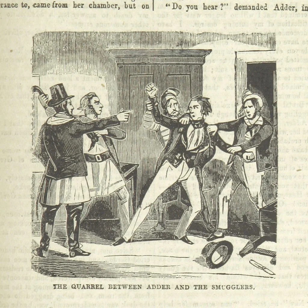 An illustration from The Maniac Father, or the Victim of seduction; a romance of deep interest; by the author of “Ela the outcast” [i.e. T. P. Prest], etc, 1850, leaf 283