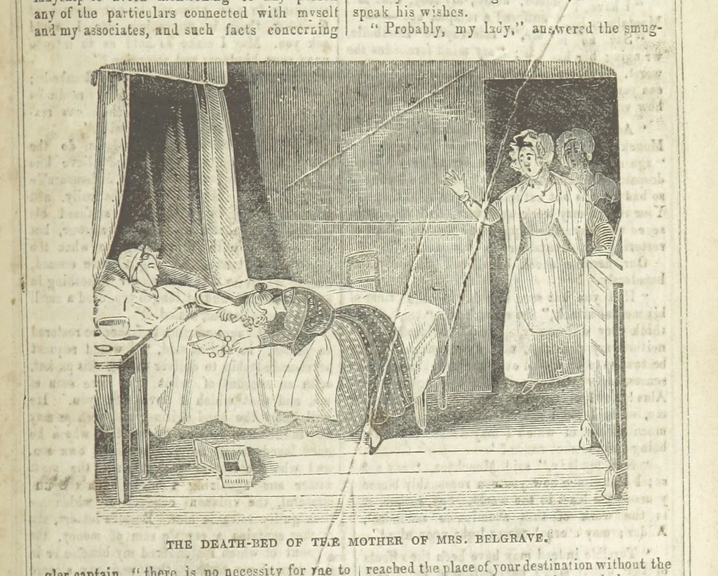An illustration from The Maniac Father, or the Victim of seduction; a romance of deep interest; by the author of “Ela the outcast” [i.e. T. P. Prest], etc, 1850, leaf 307