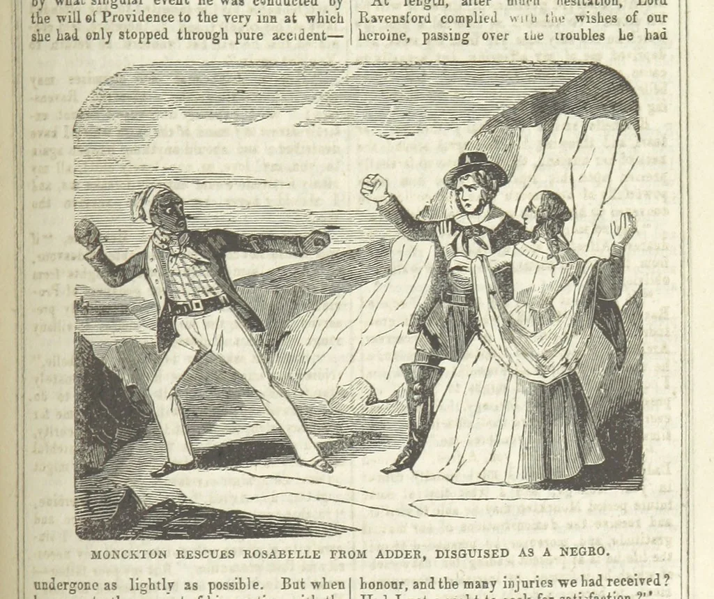 An illustration from The Maniac Father, or the Victim of seduction; a romance of deep interest; by the author of “Ela the outcast” [i.e. T. P. Prest], etc, 1850, leaf 355