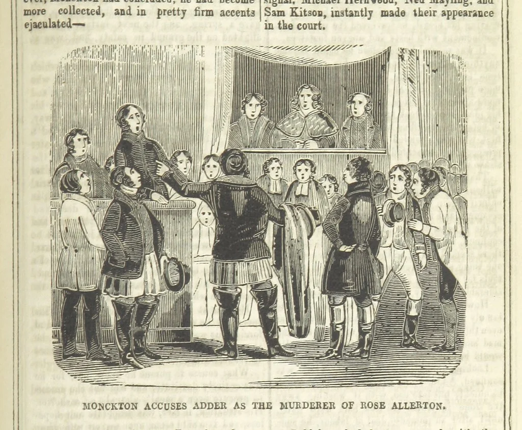 An illustration from The Maniac Father, or the Victim of seduction; a romance of deep interest; by the author of “Ela the outcast” [i.e. T. P. Prest], etc, 1850, leaf 387
