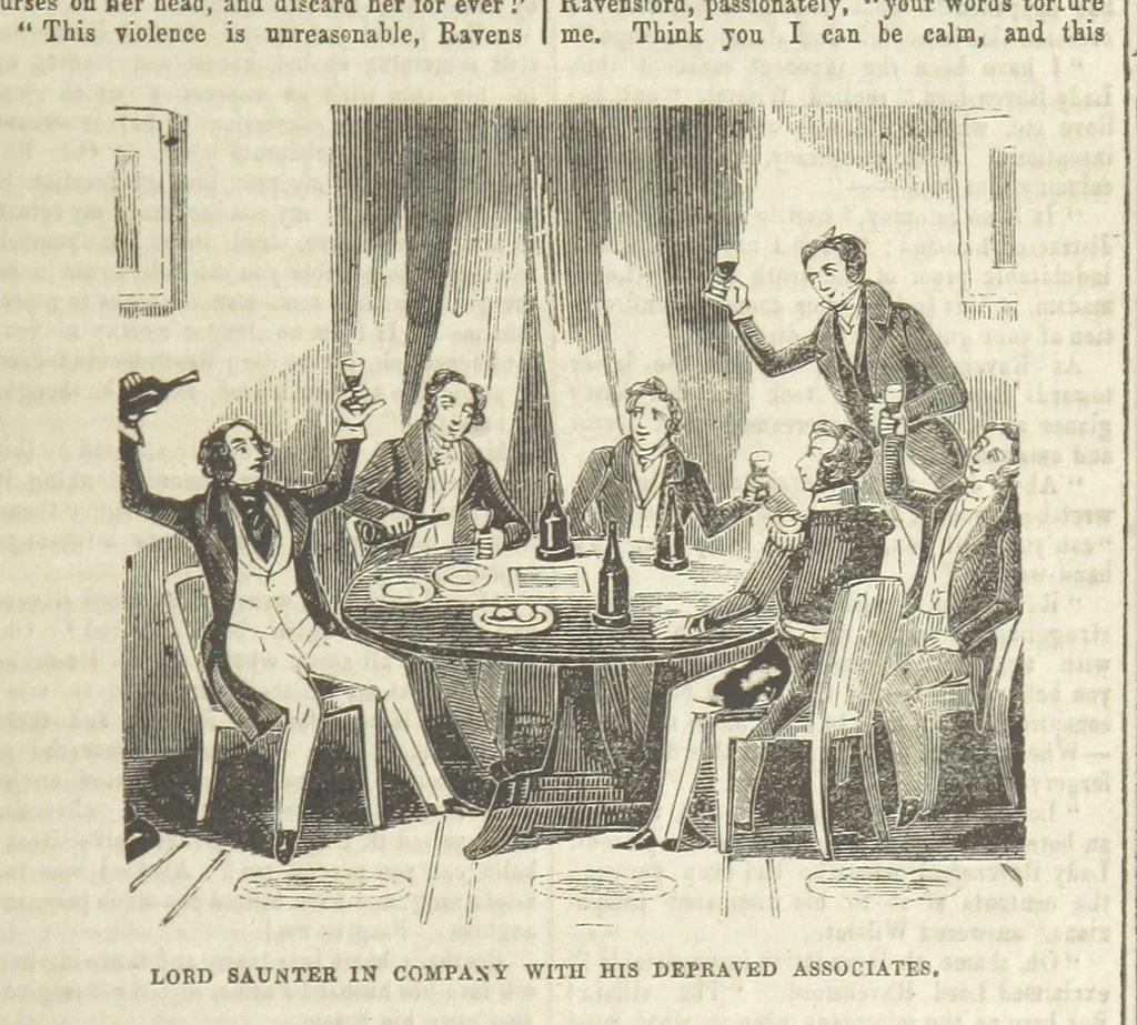 An illustration from The Maniac Father, or the Victim of seduction; a romance of deep interest; by the author of “Ela the outcast” [i.e. T. P. Prest], etc, 1850, leaf 91