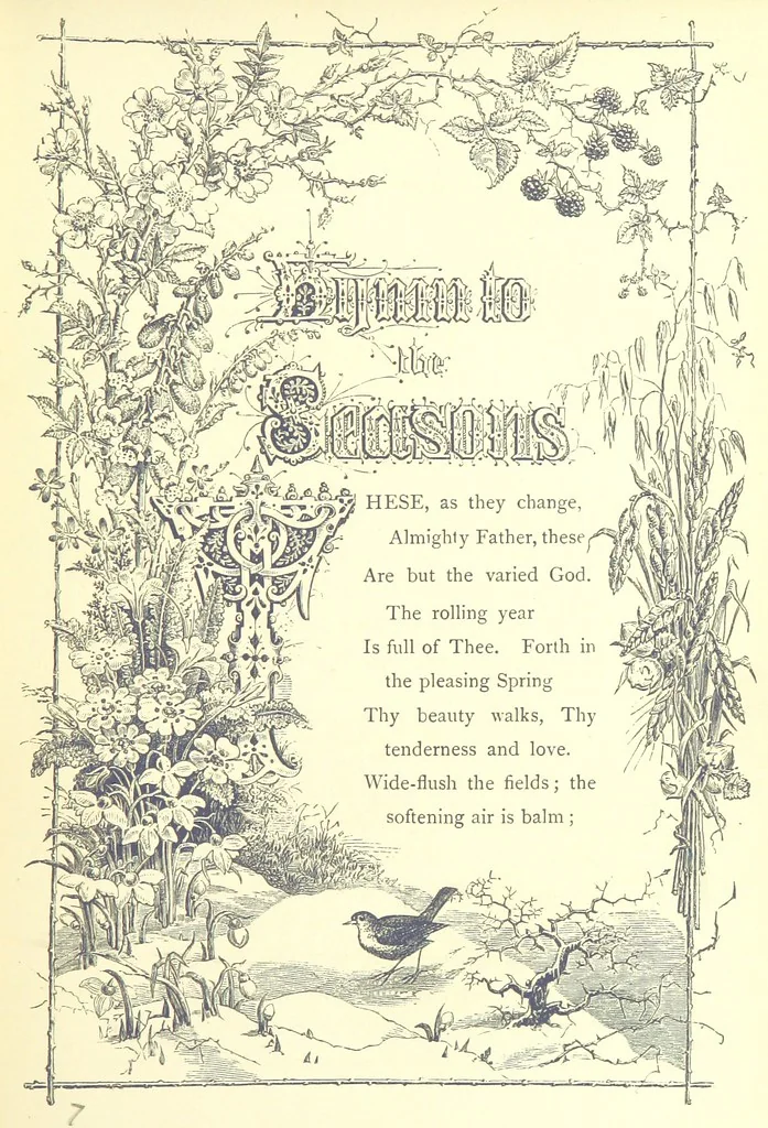 An illustration from The Months illustrated by pen and pencil. Edited by ... S. M. The designs by N. Humphreys, J. Gilbert, etc, 1876, leaf 13