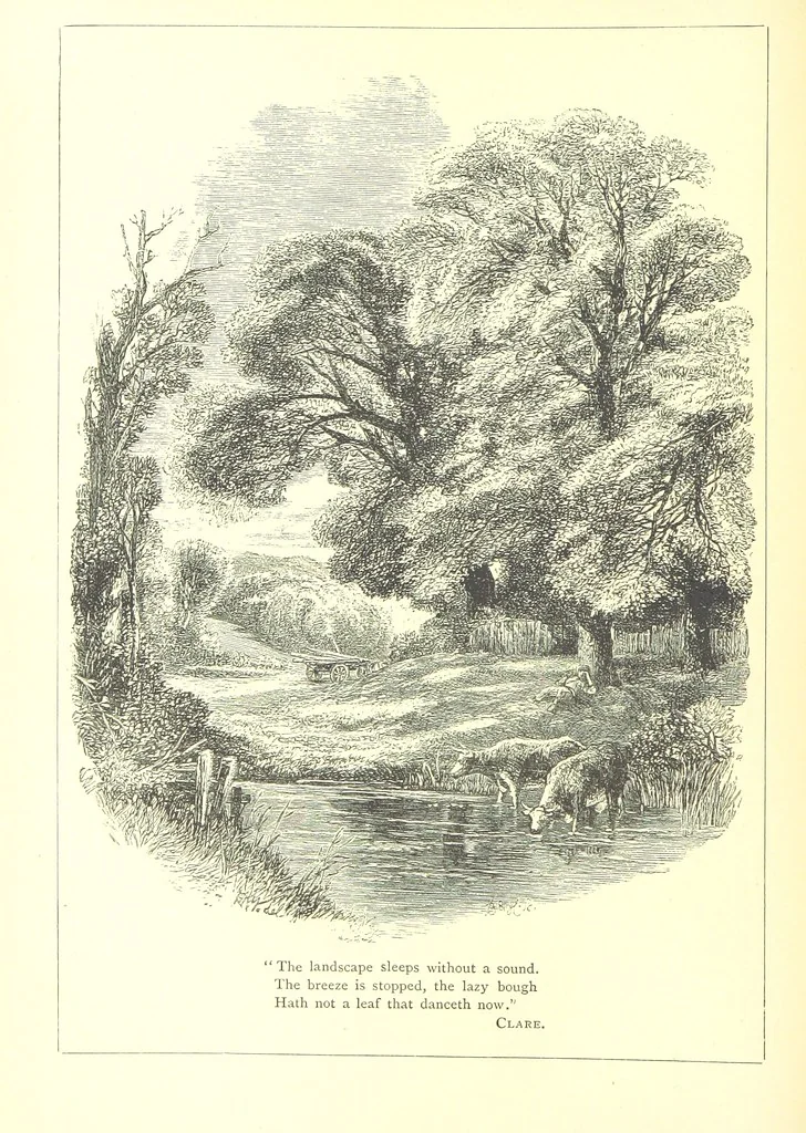 An illustration from The Months illustrated by pen and pencil. Edited by ... S. M. The designs by N. Humphreys, J. Gilbert, etc, 1876, leaf 130