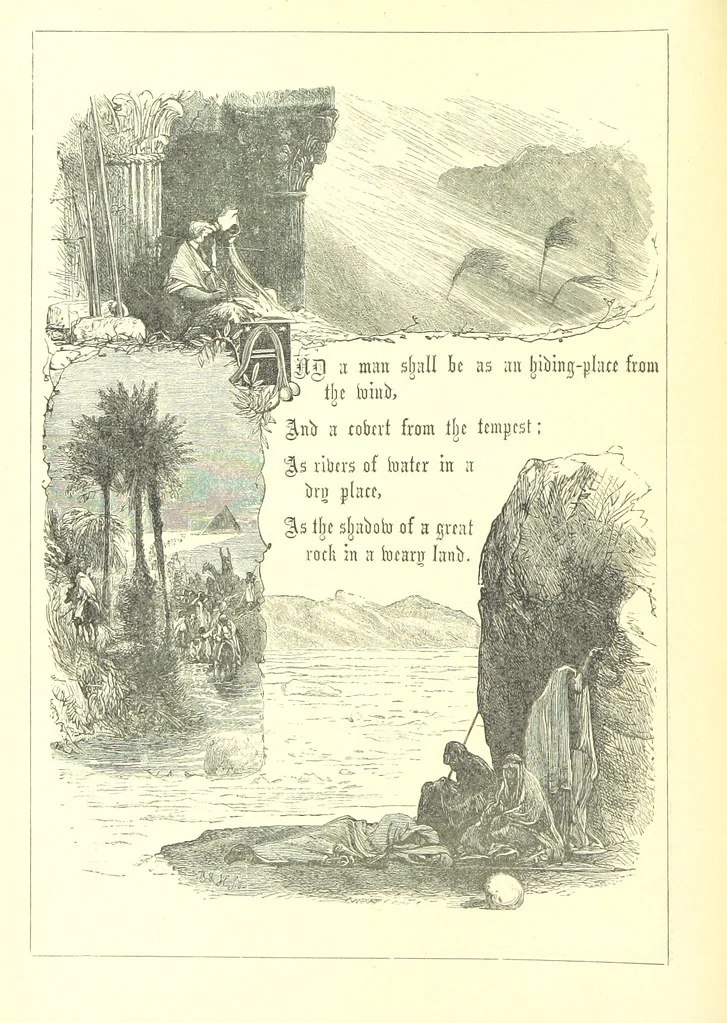 An illustration from The Months illustrated by pen and pencil. Edited by ... S. M. The designs by N. Humphreys, J. Gilbert, etc, 1876, leaf 138