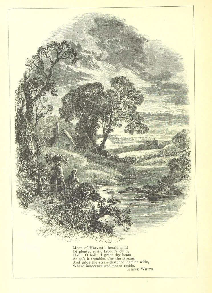An illustration from The Months illustrated by pen and pencil. Edited by ... S. M. The designs by N. Humphreys, J. Gilbert, etc, 1876, leaf 164