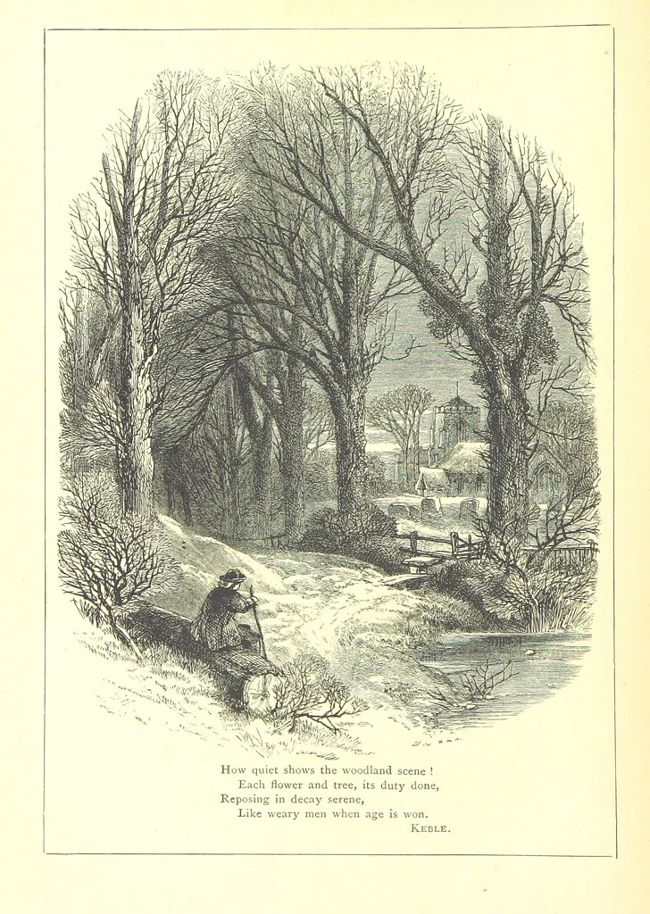 An illustration from The Months illustrated by pen and pencil. Edited by ... S. M. The designs by N. Humphreys, J. Gilbert, etc, 1876, leaf 208