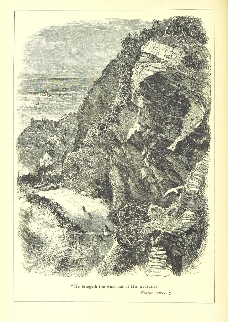 An illustration from The Months illustrated by pen and pencil. Edited by ... S. M. The designs by N. Humphreys, J. Gilbert, etc, 1876, leaf 58