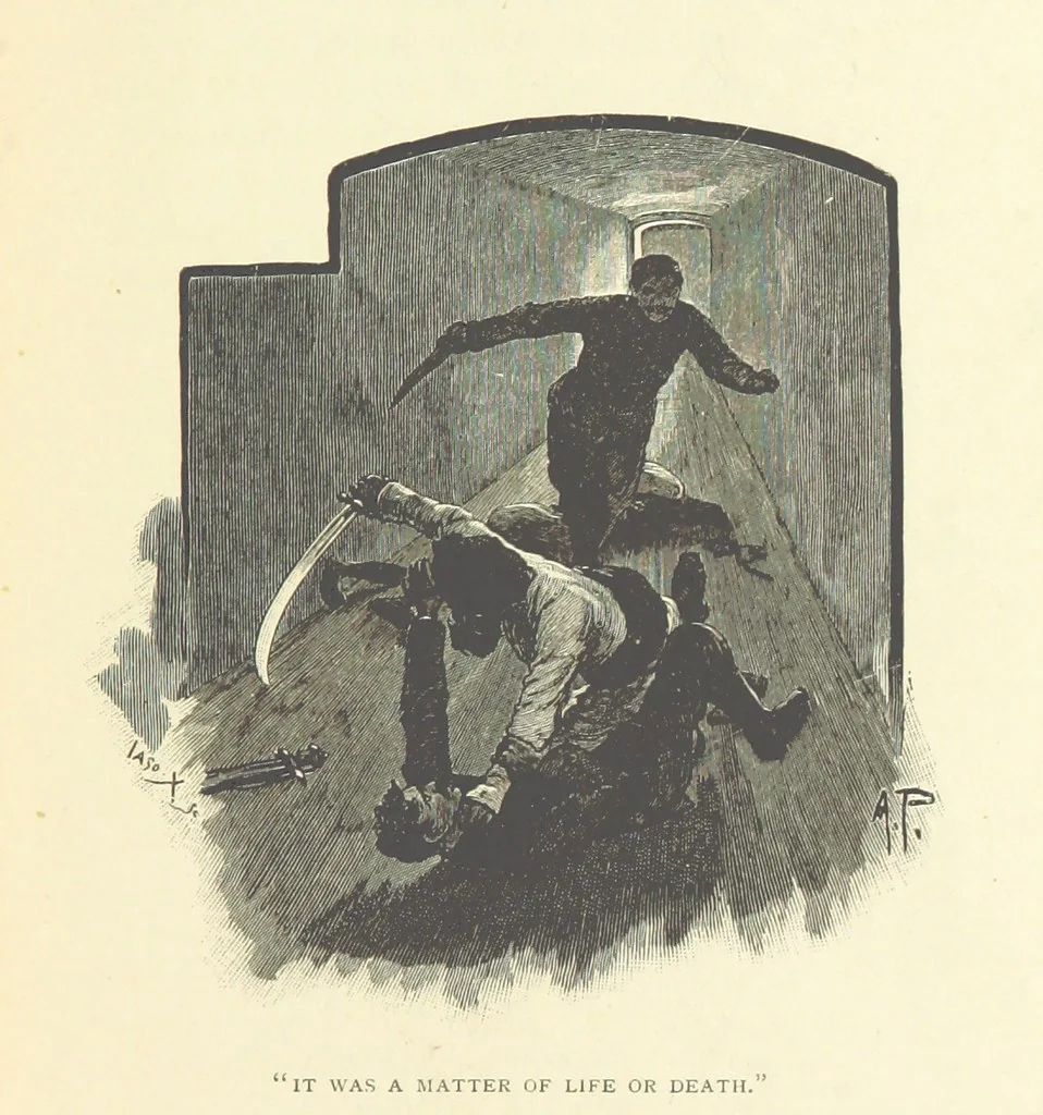 An illustration from Shafts from an Eastern Quiver, etc, 1894, leaf 107