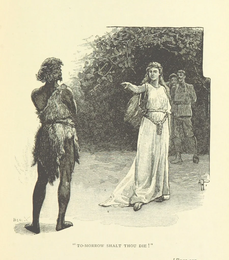 An illustration from Shafts from an Eastern Quiver, etc, 1894, leaf 149