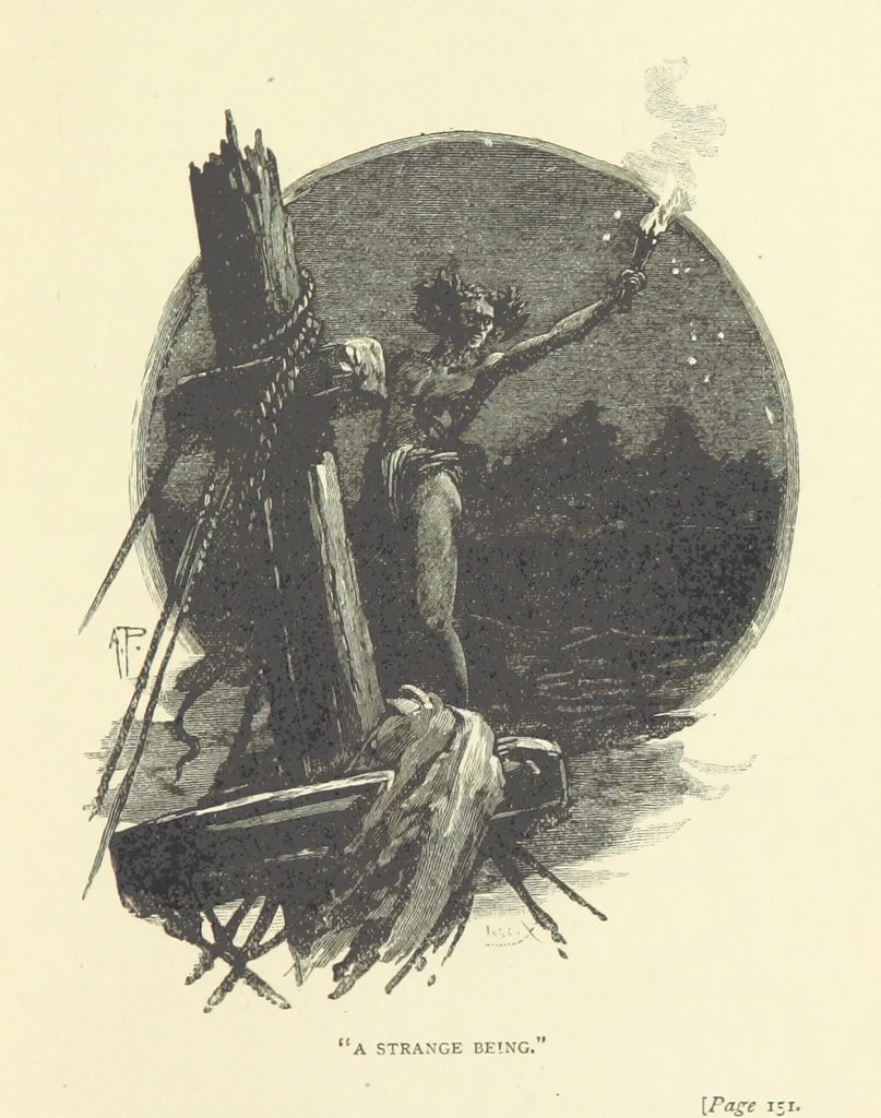 An illustration from Shafts from an Eastern Quiver, etc, 1894, leaf 163