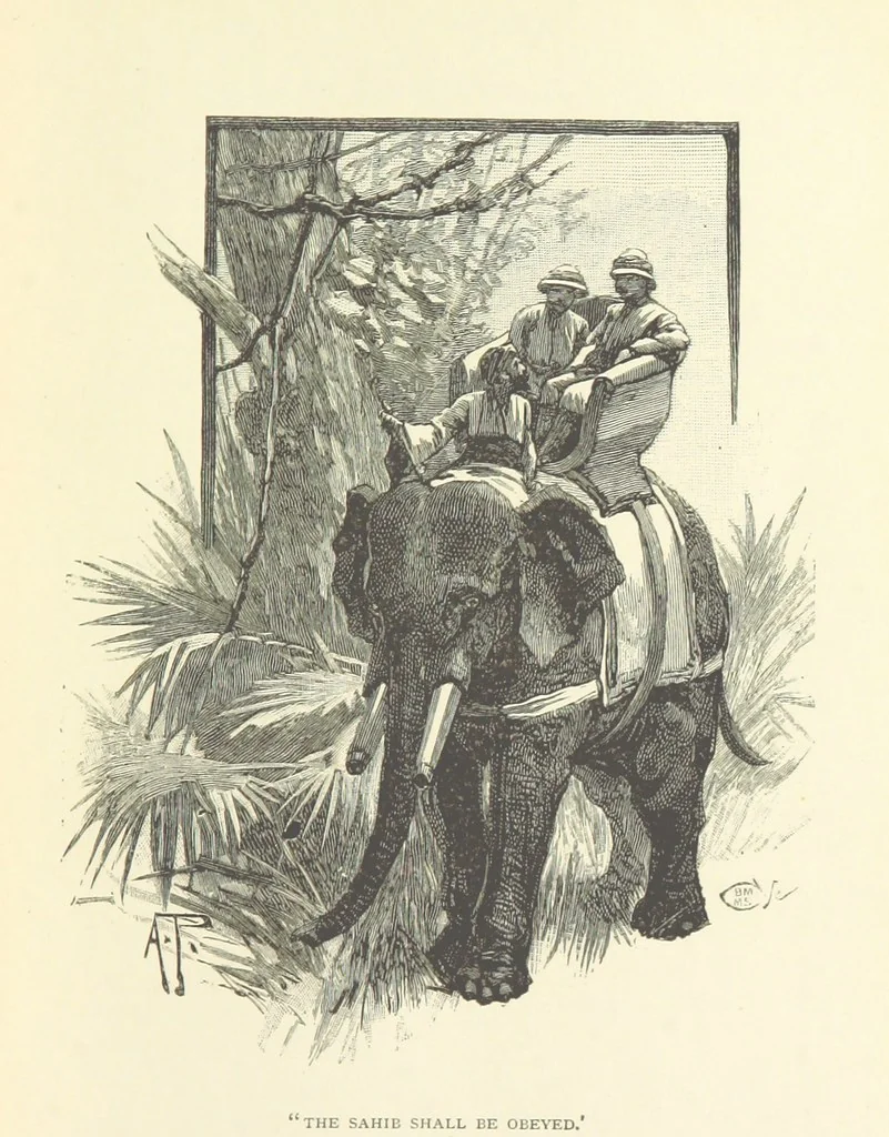 An illustration from Shafts from an Eastern Quiver, etc, 1894, leaf 183